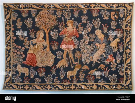 tudor brown tapestry